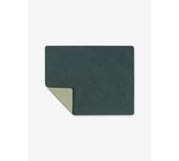 Lind Dna Lind Dna Square Large Reversible Leather Table Mat 35cm x 45cm Olive And Dark Green
