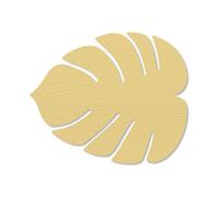 LIND DNA Monstera Leaf Hippo coaster gold