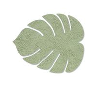 LIND DNA Monstera Leaf Hippo coaster Olive green