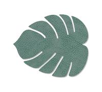 LIND DNA Monstera Leaf Hippo coaster Pastel green