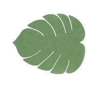 LIND DNA Monstera Leaf Hippo placemat L Forest green