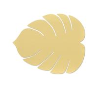 LIND DNA Monstera Leaf Hippo placemat L gold