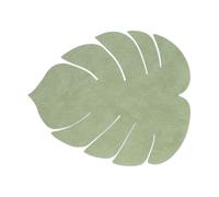 LIND DNA Monstera Leaf Hippo placemat L Olive green