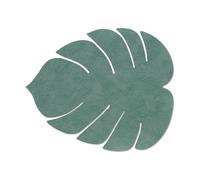LIND DNA Monstera Leaf Hippo placemat L Pastel green