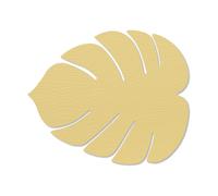 LIND DNA Monstera Leaf Hippo placemat S gold
