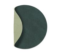 LIND DNA Nupo coaster circle reversible 1 pc Dark green-olive green