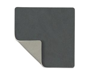 LIND DNA Nupo coaster reversible square 1 pc anthracite-light grey