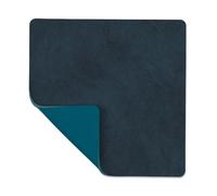 LIND DNA Nupo coaster square reversible 1 pcs Midnight blue-petrol