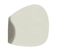 LIND DNA Nupo placemat reversible curve L 1 pc Linen-Flint grey