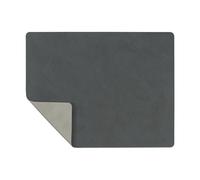 LIND DNA Nupo placemat reversible square L 1 pc anthracite-light grey
