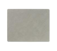 LIND DNA - Square L Table Mat Nupo 35x45 cm, Light Grey - Light Grey