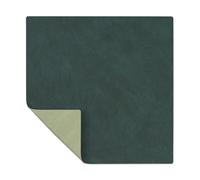 LIND DNA Nupo placemat square reversible S 1 pcs Dark green-olive green