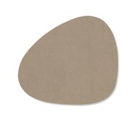 LIND DNA Serene coaster curve 11x13 cm Mole Grey