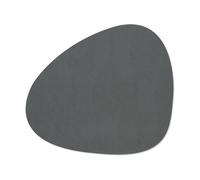 LIND DNA Serene placemat curve L 37x44 cm Anthracite