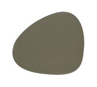 LIND DNA Serene placemat curve L 37x44 cm Moss