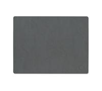LIND DNA Serene placemat square M 26.5x34.5 cm Anthracite