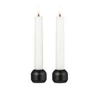LIND DNA Silhouette candle sticks 34 2-pack Black
