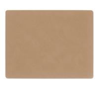 LIND DNA - Square L Corduroy Placemat, Nougat - Nougat