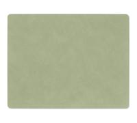 LIND DNA - Square L Corduroy Placemat, Olive Green - Olive Green