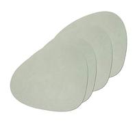 Lind DNA Tischset Curve L Nupo, 4er-Set in Olive Green