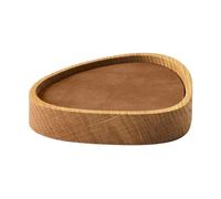 LIND DNA Wood Box coaster set Nature-oak, curve, S, Nupo nature, 9 pieces