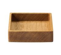 LIND DNA Wood Box storage for coasters Nature-oak, square, S