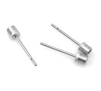 Lind Kitchen 100PCS Stainless Steel Inflation Needle Metal Ball Pump Needle 38mm Silver Air Pump Accessory for Soccer Balls Volleyballs Rugby Handballs Yoga Balls