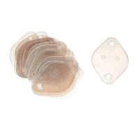 Lind Kitchen 100PCS TO-3M Mica Sheet Fast Thermal Conduction Sheet Insulation Pad Transparent Brown Natural Thermal Conductive Sealing Mica Sheet for TV Power Capacitor