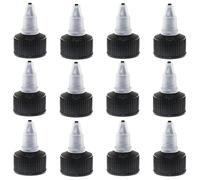 Lind Kitchen 12PCS Lab Bottletop Dispensers, Dispensing Caps, Twist Caps Replacement Caps for Squeeze Bottles