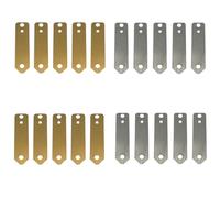 Lind Kitchen 20PCS Zinc Sheet Copper Sheet 10 Each Electrode Strip Set Lab Instruments Equipment Fruit Battery Experimental Accessory Primary School Science Project for Teaching Demonstration