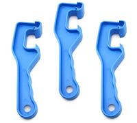 Lind Kitchen 3PCS Blue Plastic Bucket Lid Opener Can Opener Bucket Opener Wrench Tool Lid Remover for Home Industrial Use