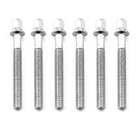 Lind Kitchen 6PCS 60mm Drum Tight Screw Tension Rods Percussion Replacement Accessory Drum Kit Short Screws