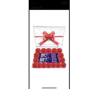 Lind Lindore Chocolate Gift Box Hamper Ferero roche Lind Birthday Present Bouquet Sweets Candy Wedding Favour Cadbur Red Blue Dark White Galoree (Medium)