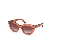 Linda-02 Sunglasses - female - Tom Ford - Sunglasses - Orange - 53 MM - Accessories 53 MM