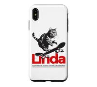 LINDA - Adorable girl name with cute Cat Case for iPhone XS Max