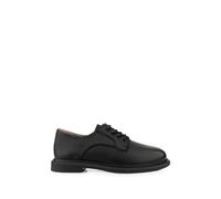 LINDA BAUMANN grainy-leather lace-up shoes - Black 36-37-38-39-40-41