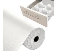 Linda’s Essentials Kitchen Drawer Liners (30 x 300 cm) - Non-Slip Shelf Liner & Cupboard Liners, Protects from Spills, Multi-Use Cabinet & Fridge Liner, Must Have Kitchen Accessory (White)