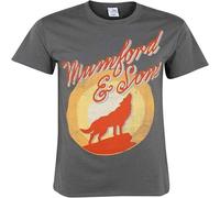 Lindas Mumford and Sons T Shirt Top Kurzarm Erwachsene Tee Black L
