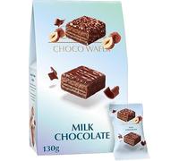 Lindat CHOCO WAFER Milk Chocolate Sharing Box 130G, Enjoy the perfect balance between crispy wafer and creamy milk chocolate