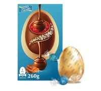 Lindat Lindor Milk Chocolate Egg with Salted Caramel Truffles 260g - For Easter Best gift for Friends & Family