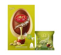 Lindat Pistachio Chocolate Easter Egg 260g with Lindat Mini Pistachio Easter Eggs 80g - Perfect For Easter 2026