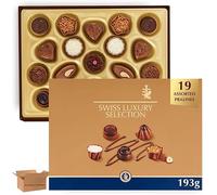 Lindat Swiss Luxury Selection - 193g Assorted Milk, Dark & White - Mothers Day, Gift for Him & Her