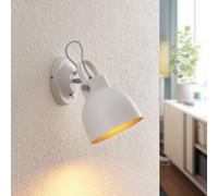 Lindby Adirta metal wall light in white
