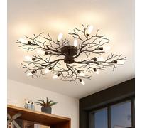 Lindby Bigna ceiling light, fifteen-bulb