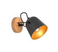 Lindby Ceiling Light Adalin dimmable (Modern) in Brown Made of Wood for e.g. Living Room & Dining (1 Light Source, E14) from floodlight Spotlight