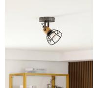 Lindby Ceiling Light Arinthea dimmable in Black Made of Metal for e.g. Living Room & Dining (1 Light Source, E14) from floodlight Spotlight