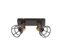 Lindby Ceiling Light Arinthea dimmable in Black Made of Metal for e.g. Living Room & Dining (2 Light Sources, E14) from floodlight Spotlight