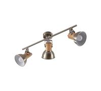 Lindby Ceiling Light Dennis dimmable (Modern) in Silver Made of Metal for e.g. Kitchen (3 Light Sources, E14) from floodlight Spotlight