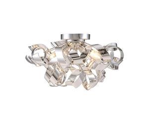 Lindby Ceiling Light Elviro dimmable (Modern) in Silver for e.g. Living Room & Dining (3 Light Sources, E14) from Ceiling lamp