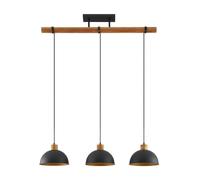 Lindby Ceiling Light Flurin dimmable (Modern) in Black Made of Metal for e.g. Living Room & Dining (3 Light Sources, E27) from Pendant Lighting lamp Hanging Ceiling